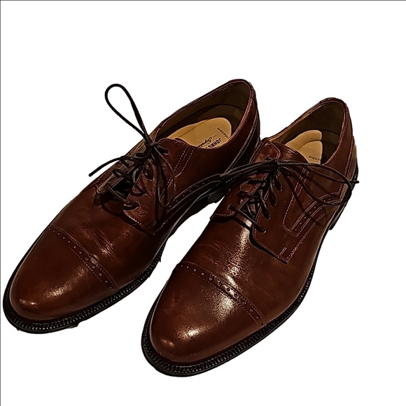 Johnston & Murphy Other - Johnston & Murphy signature series sheepskin cap toe Oxford derby size 10